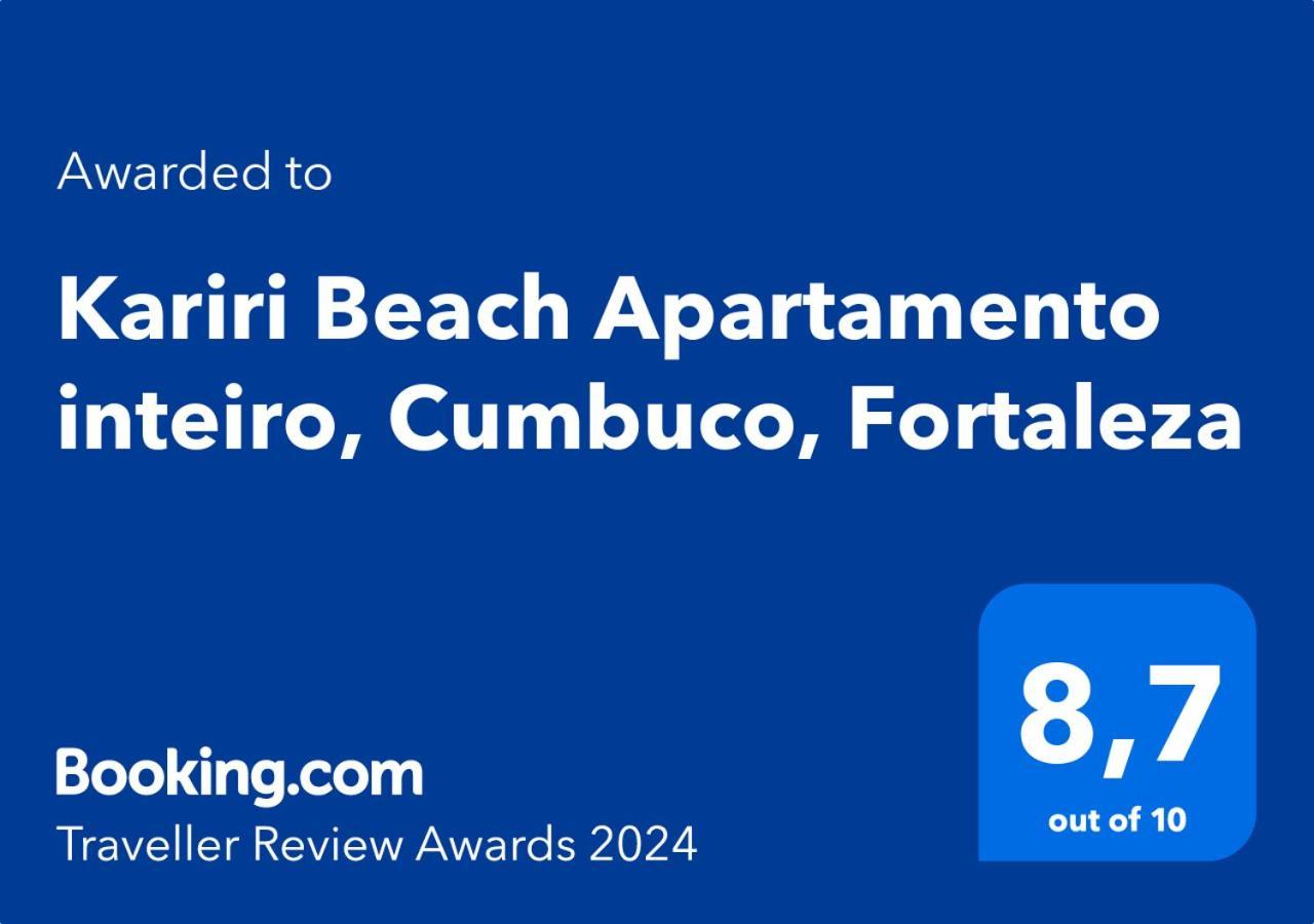 Kariri Beach Apartamento Inteiro, Cumbuco, Fortaleza ภายนอก รูปภาพ